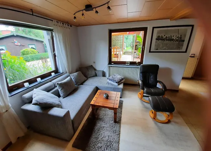 Апартаменты Eldorstal-1-ferienwohnung-in-bad-harzburg-mit-hund-direkt-am-nationalpark-1000-qm-garten Бад-Гарцбург